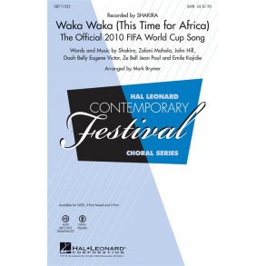 Shakira: Waka Waka (This Time for Africa) - SATB