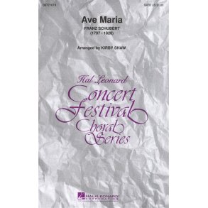 Franz Schubert: Ave Maria (Shaw) - SATB/Flute/Piano