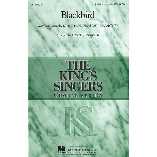 The Beatles: Blackbird (SATB A Cappella)