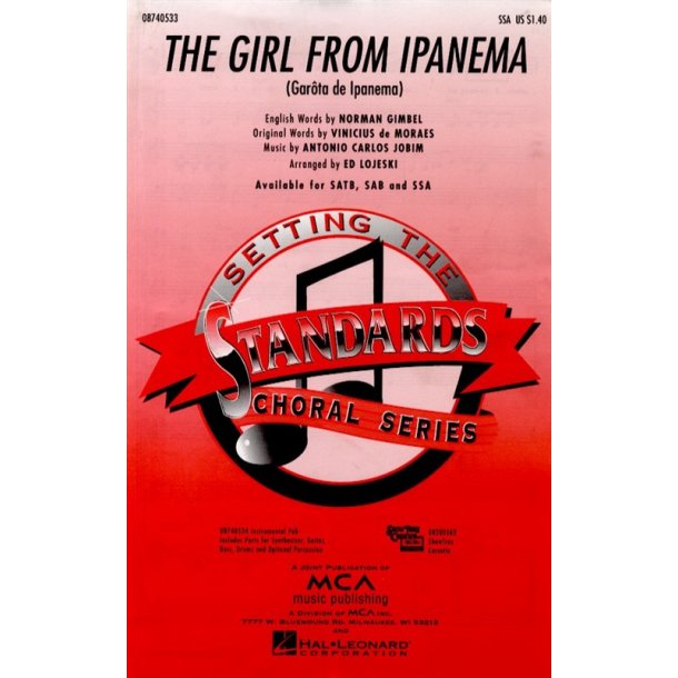 Antonio Jobim: The Girl From Ipanema (SSA)