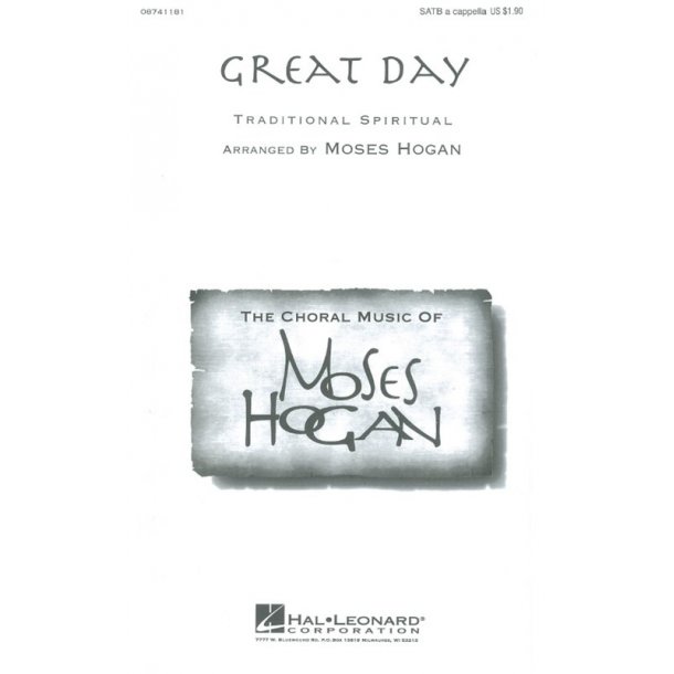 Great Day (SATB)