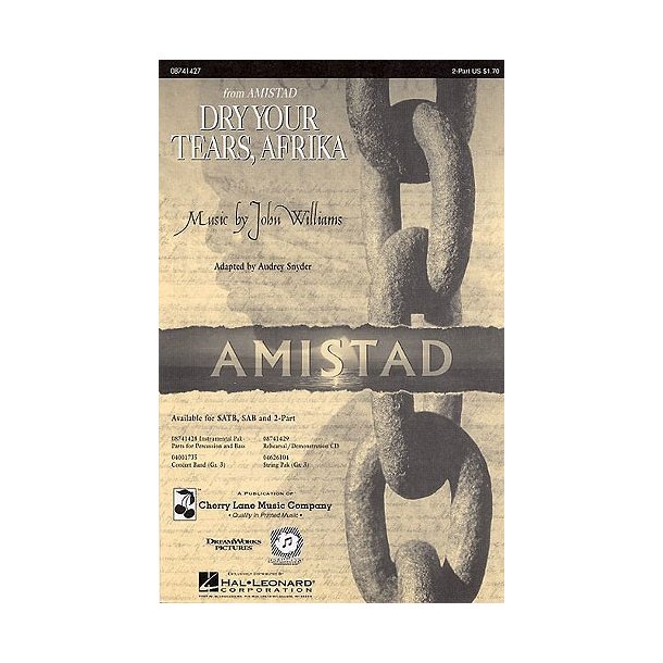 John Williams: Dry Your Tears, Afrika (SSA)