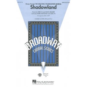 Hans Zimmer/Lebo M: Shadowland (The Lion King) (SATB)