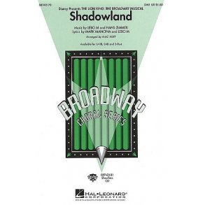 Hans Zimmer/Lebo M: Shadowland (The Lion King) - SAB