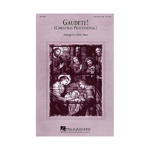 Gaudete! (Christmas Processional) 2-Part Choir