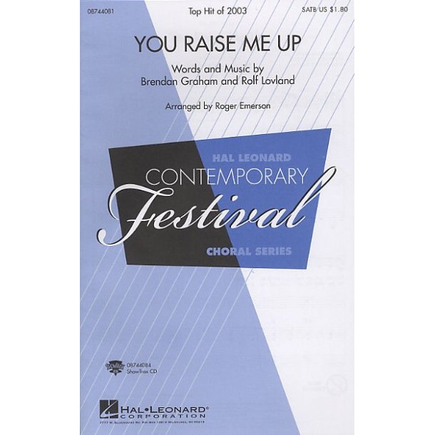 Josh Groban: You Raise Me Up (SATB)