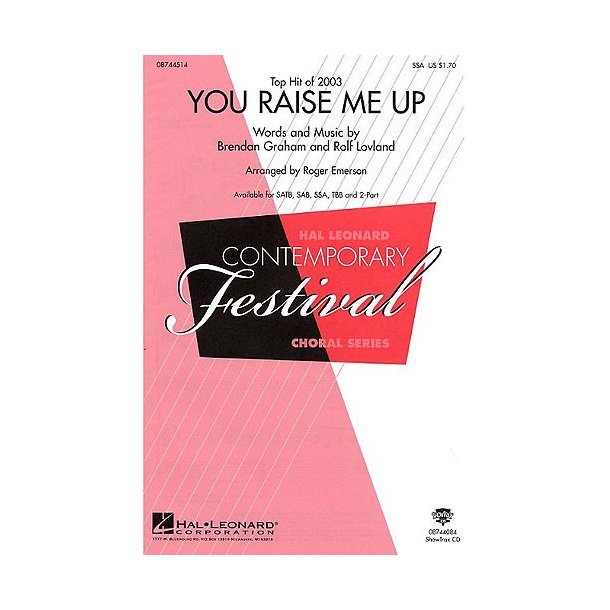 Josh Groban: You Raise Me Up (SSA)