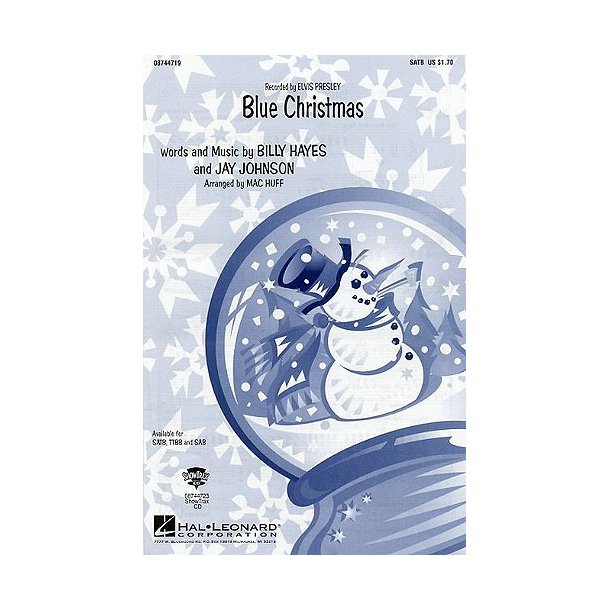 Blue Christmas (SATB)