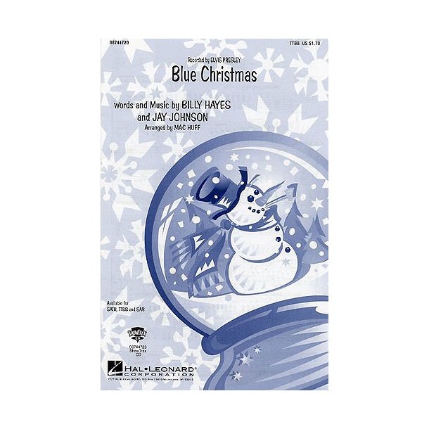 Blue Christmas (arr. Huff) - TTBB
