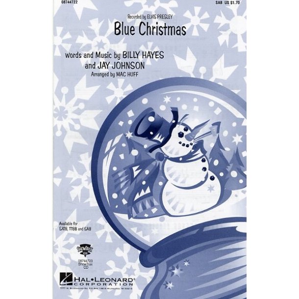 Blue Christmas (SAB)