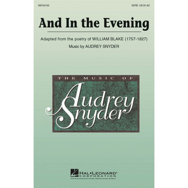 Audrey Snyder: And In The Evening