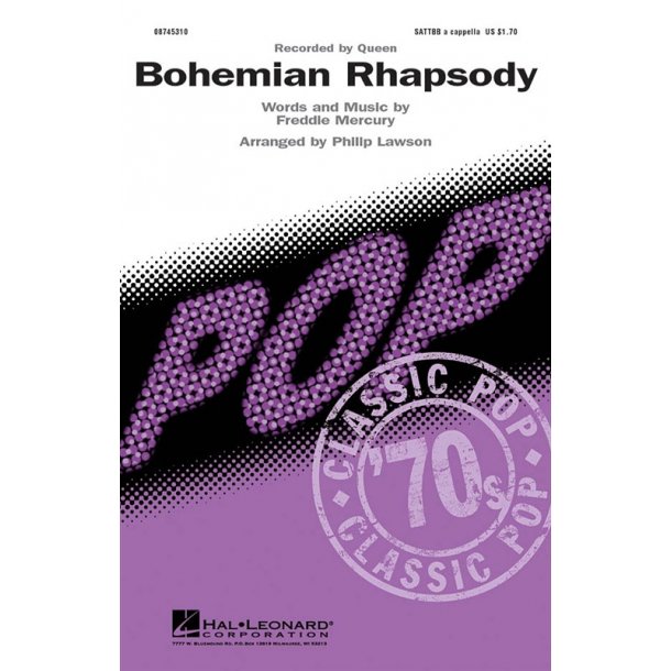 Queen: Bohemian Rhapsody (SATTBB)