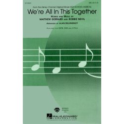 We?re All In This Together (High School Musical) (SAB)