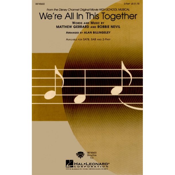 We?re All In This Together (High School Musical) (2-Part)