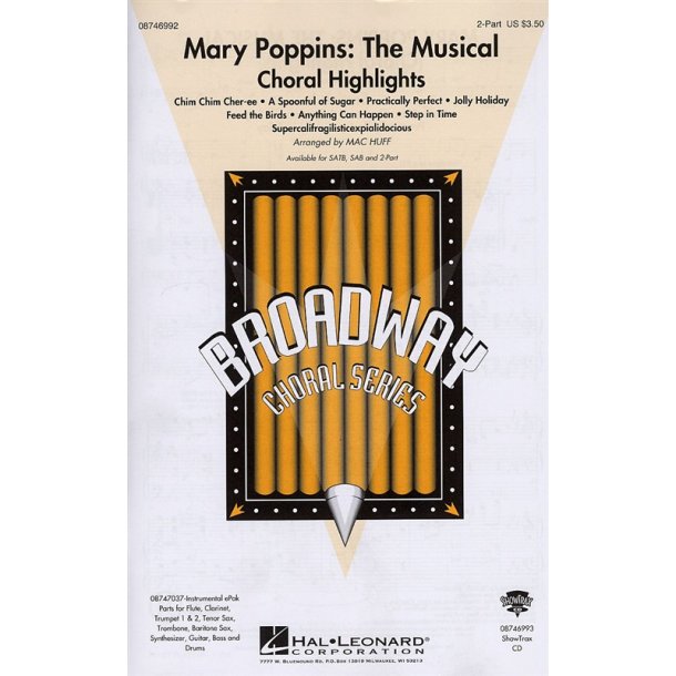 Mary Poppins: The Musical - Choral Highlights (2-Part)