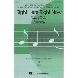 High School Musical 3: Right Here Right Now (SAB)