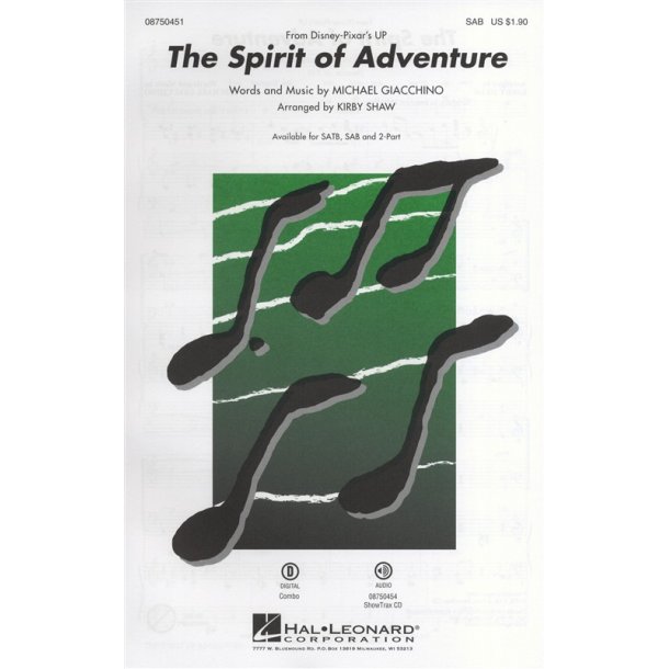 Michael Giacchino: The Spirit Of Adventure (Disney's Up) - SAB