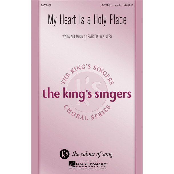 Patricia Van Ness: My Heart Is A Holy Place - SATTBB A Cappella