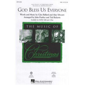 Andrea Bocelli: God Bless Us Everyone (Disney's A Christmas Carol) - SAB