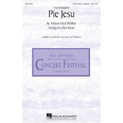Lloyd Webber Andrew Pie Jesu From Requiem (Brymer) Satb Div A Cappella