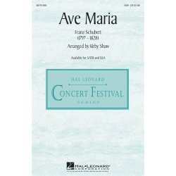 SCHUBERT FRANZ AVE MARIA (SHAW KIRBY) SSA CHORAL