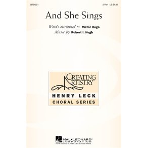 HUGH ROBERT AND SHE SINGS 2 PART CHORAL