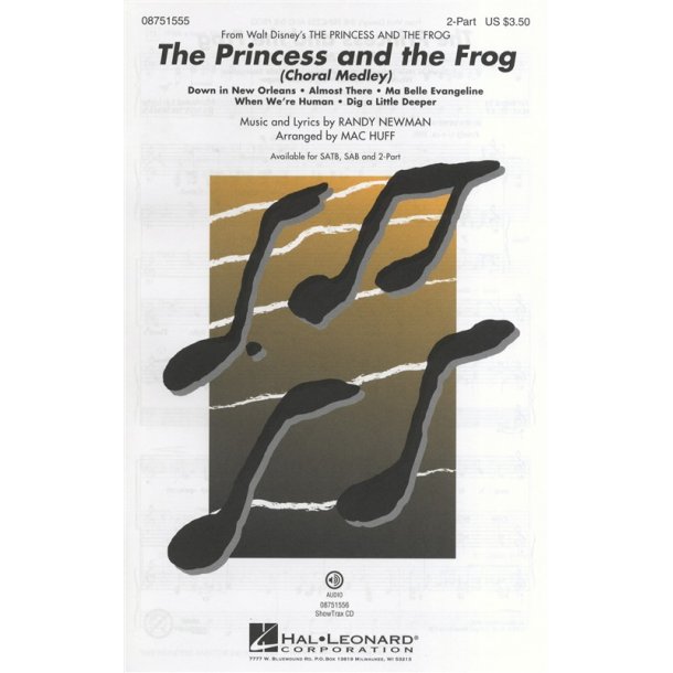Randy Newman: The Princess and the Frog (Choral Medley) 2-Part