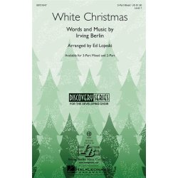 BERLIN IRVING WHITE CHRISTMAS (ARR LOJESKI ED) 3 PART MIXED CHORAL