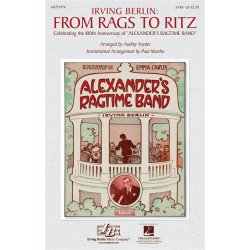 BERLIN IRVING FROM RAGS TO RITZ MEDLEY (ARR SNYDER AUDREY) SATB CHOR