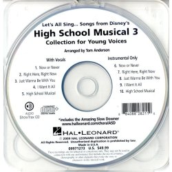Let's All Sing Songs From Disney's High School Musical 3 (Showtrax CD)