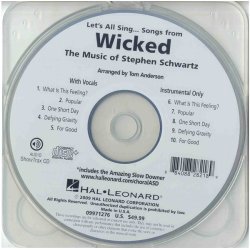 Let's All Sing Songs from Wicked: Collection for Young Voices (Showtrax CD)