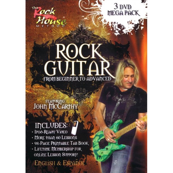 John McCarthy: Rock Guitar 3 DVD Mega Pack (Beginner - Advanced)