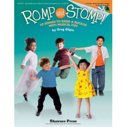 GILPIN GREG ROMP AND STOMP 10 SONGS MUSICAL FUN CLASSROOM KIT BK/CD