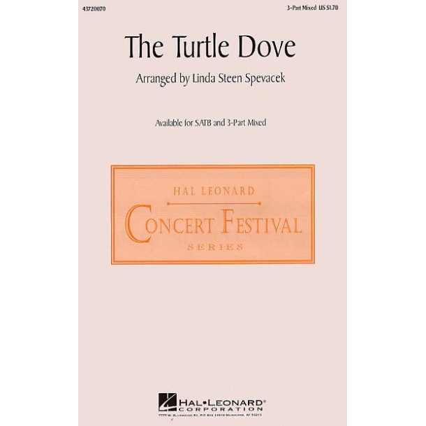The Turtle Dove (3-Part Mixed)