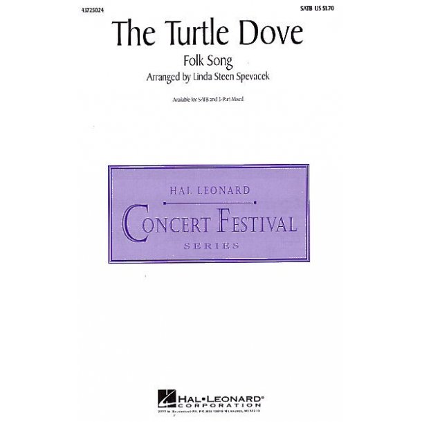 The Turtle Dove (SATB)