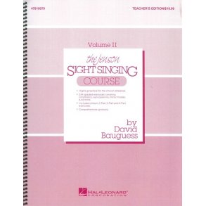 The Jenson Sight Singing Course: Teacher's Book (Vol. II)