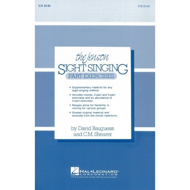 The Jenson Sight Singing Course: Part Exercises (Vol. I)