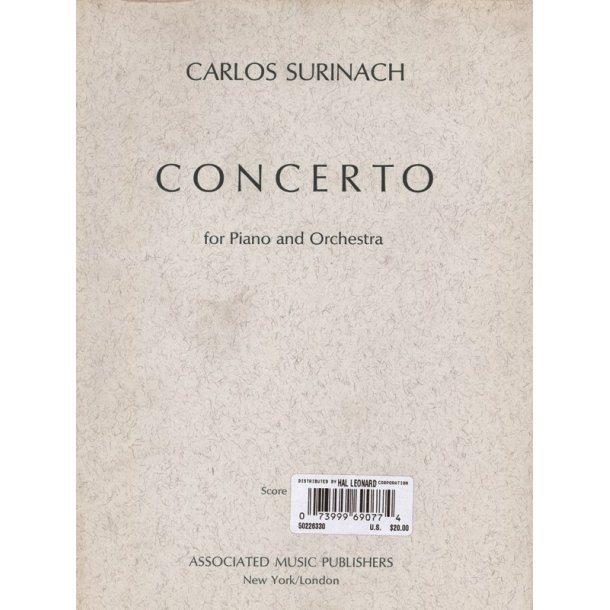 Concerto for Piano and Orchestra (1973)