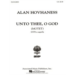 Unto Thee O God  Motet A Cappella