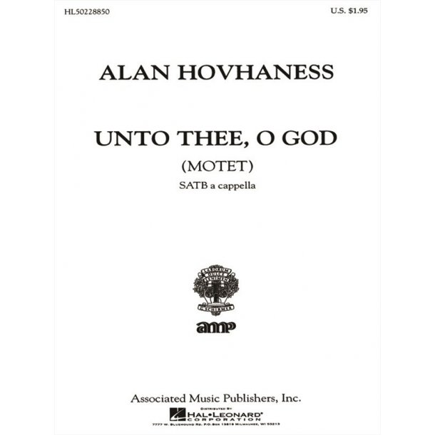 Unto Thee O God  Motet A Cappella