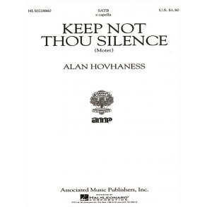Keep Not Thou Silence Motet A Cappella