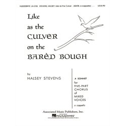 Like As The Culver On The Bared Bough A Cappella
