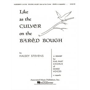 Like As The Culver On The Bared Bough A Cappella