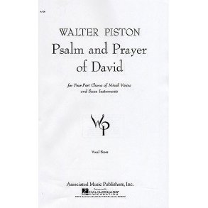 Walter Piston: Psalm And Prayer Of David