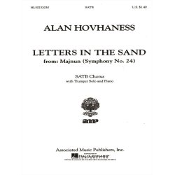 Letters In The Sand From Majnun Symph 24 With Trumpet Solo And Piano