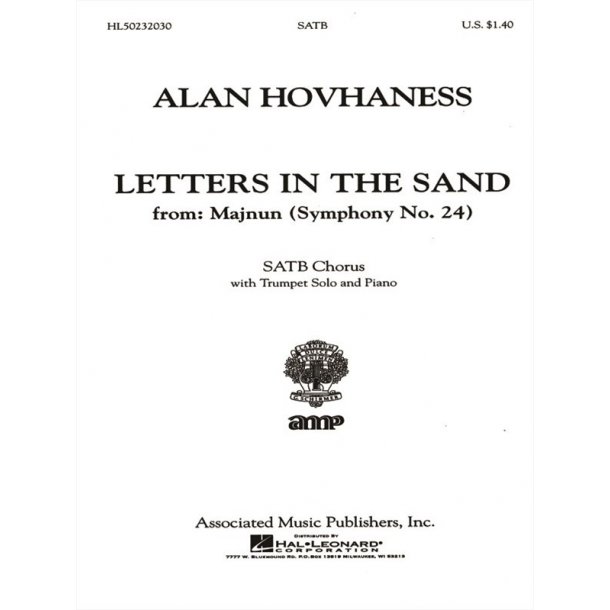 Letters In The Sand From Majnun Symph 24 With Trumpet Solo And Piano