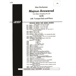 Majnun Answered From Maj Nun Symph. #24      With Trumpet Solo And Piano