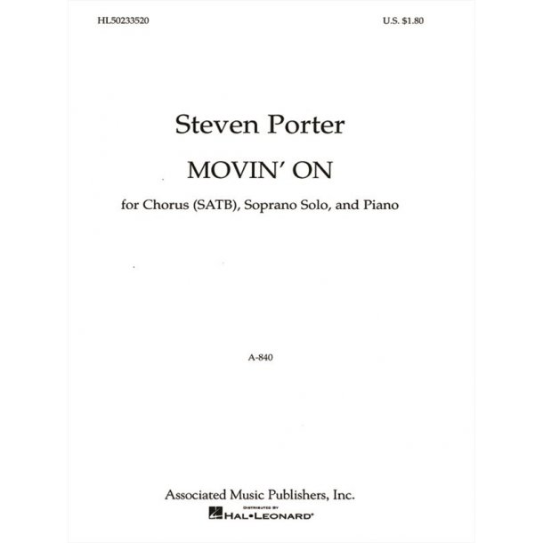 Movin On /Sop Solo/Pno