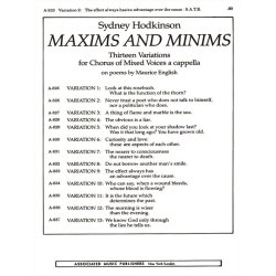 Effect Always Has-var 9 An Advantage Over The Cause (from Maxims And Minuums)