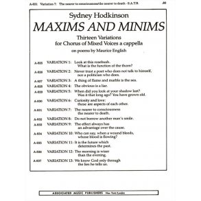 Nearer To Consciousness Var 7the Nearer To Death    (From Maxims And Minums)